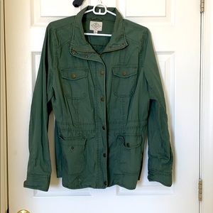 Green utility jacket!
